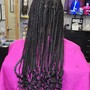 Knotless Braids Large midback length