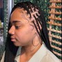 Boho Braids for Natural hair (No Hair Added)