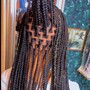 Boho Braids for Natural hair (No Hair Added)