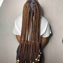 Kid's knotless box braids( med size)6-9years