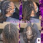 Instant locs (half head)