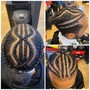 Mens Braids (Top only, cut sides)