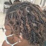 Cut locs into a style or even locs ( retwist not included)