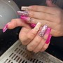 Rhinestones per Finger