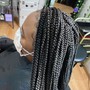 Small Knotless bob/ shoulder length