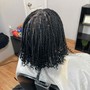 Small knotless Mid back Length