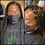 Kid's Half up with kinky twists