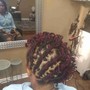 Locs up-do