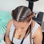 Bohemian knotless Braids (medium)