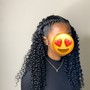 Med Thigh Length Knotless Braids