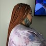 Med Waist Length Knotless Braids