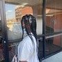 Large knotless or box braids