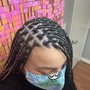 Loc start with double strand twist