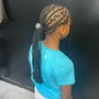 Kids smedium freestyle feedin braids any designs/style included