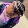 Kid's Braids/Cornrows (Hair Added)