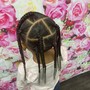 Large knotless/ large box braids