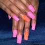 Short Acrylic full set (2 colors)