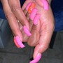 Short Acrylic full set (2 colors)