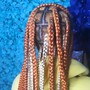 medium knotless braids