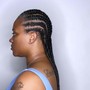 medium knotless braids