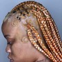 medium knotless braids