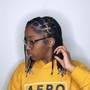 medium knotless braids