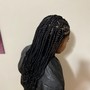 Cornrows Updo Medium (Midback)