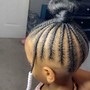 Kids braids w/weave Ages 2-9