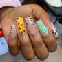 Hand Drawn Nail Art