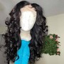 Custom 22”closure  wig with install