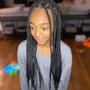 Kid Medium Knotless Braids Mid back