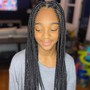 Kid Medium Knotless Braids Mid back