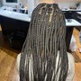 Kid Medium Knotless Braids Mid back