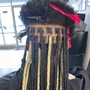 Small knotless/box braids