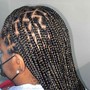 Zig Zag cornrows