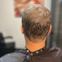 Trendy cut, shave sides