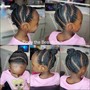 Kid's medium to small box braids/ twist Braids + extensions