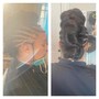 braided ponytail w/ extensions