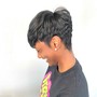 Shampoo and Style (med - long Relaxed Hair)