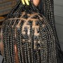 Goddess box Braids with hair