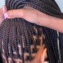 Kid's Box braids with hair age(10-14)