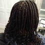 Kinky Twist (shoulder length)