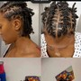 SMALL starter locs coils/Twist