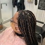 Large knotless braids