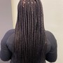 2 Feed-in/ cornrows braids(straight backs )