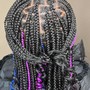 Jumbo knotless braids