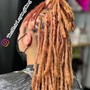 Men’s Invisible Locs (two stranded look)