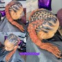 Cornrow ponytail