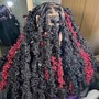 Medium/ Large knotless human hair hybrid