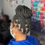 Medium Knotless Box Braids-Mid Back